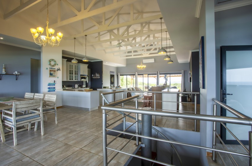 dining area at Naudicals dune in Ponta Malongane