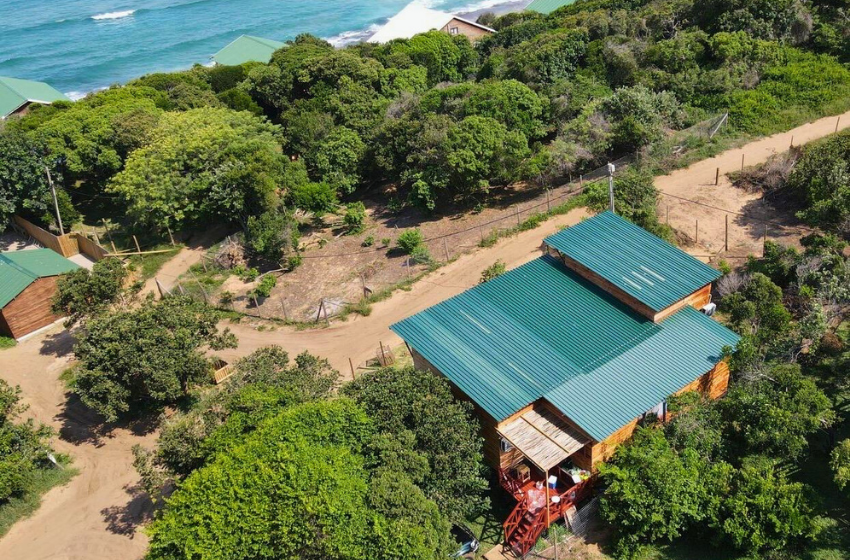 aerial shot of Salt and Sun in Ponta Malongane