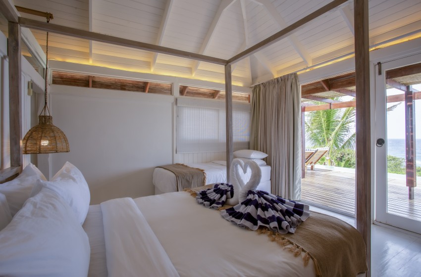 bedroom 1 at Aloha 7 in Ponta Mamoli