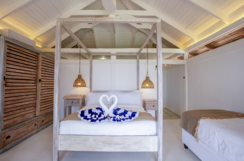 bedroom 1 at Aloha 7 in Ponta Mamoli