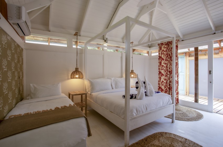 bedroom 3 at Aloha 7 in Ponta Mamoli